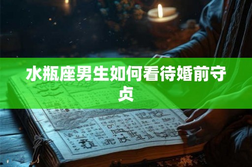 水瓶座男生如何看待婚前守贞 水瓶座男生如何看待婚前守贞