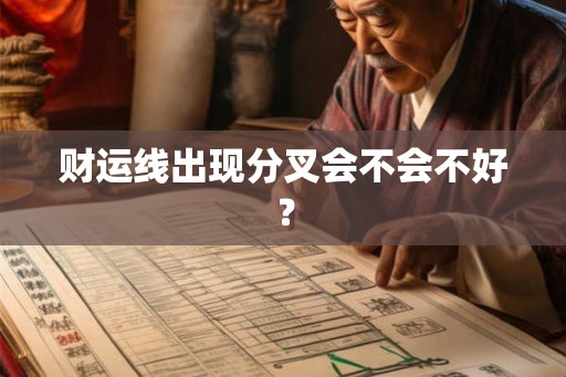 财运线出现分叉会不会不好？
