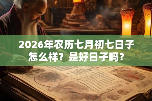 2026年农历七月初七日子怎么样？是好日子吗？