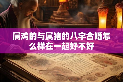 属鸡的与属猪的八字合婚怎么样在一起好不好