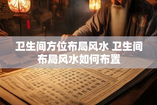 卫生间方位布局风水 卫生间布局风水如何布置