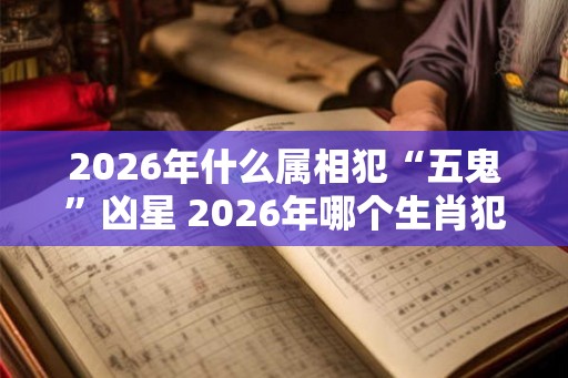 2026年什么属相犯“五鬼”凶星 2026年哪个生肖犯五鬼