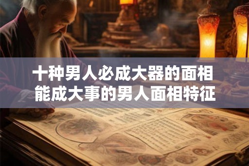 十种男人必成大器的面相 能成大事的男人面相特征