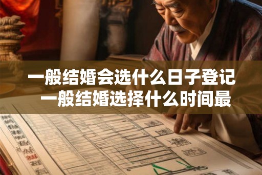 一般结婚会选什么日子登记  一般结婚选择什么时间最好