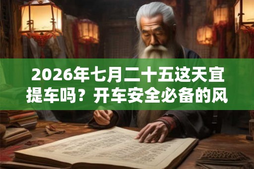 2026年七月二十五这天宜提车吗？开车安全必备的风水知识