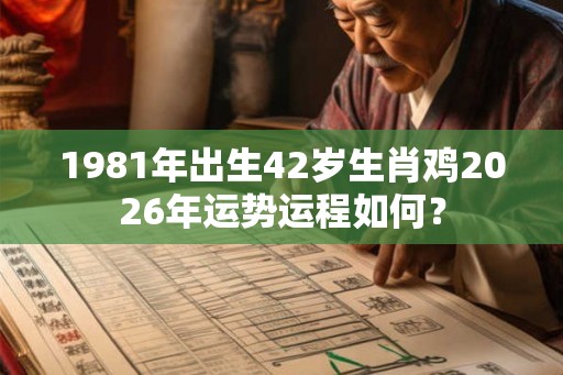 1981年出生42岁生肖鸡2026年运势运程如何？