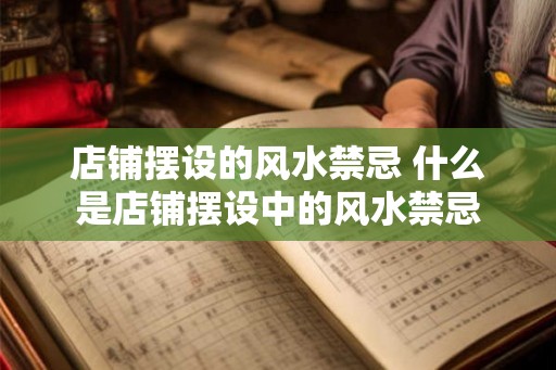 店铺摆设的风水禁忌 什么是店铺摆设中的风水禁忌 店铺摆设的风水禁忌 什么是店铺摆设中的风水禁忌