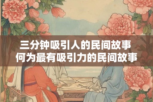 三分钟吸引人的民间故事 何为最有吸引力的民间故事 三分钟吸引人的民间故事 何为最有吸引力的民间故事