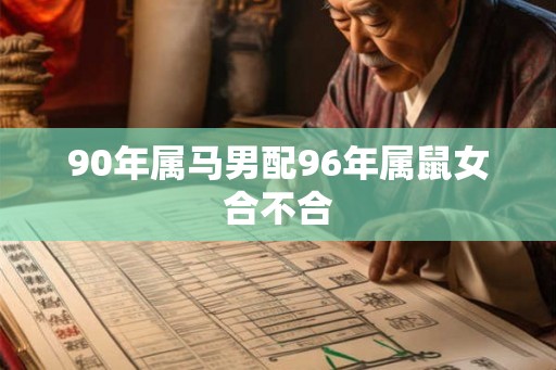 90年属马男配96年属鼠女合不合