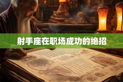 射手座在职场成功的绝招 射手座在职场成功的绝招
