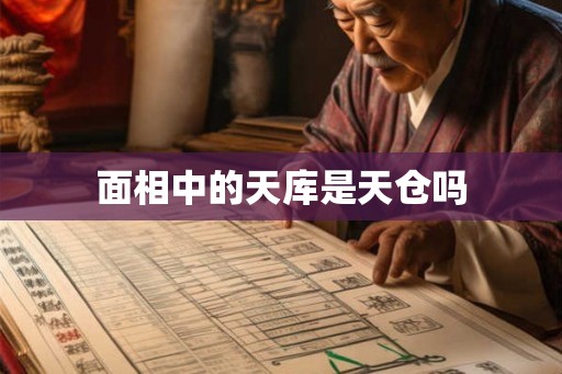 面相中的天库是天仓吗
