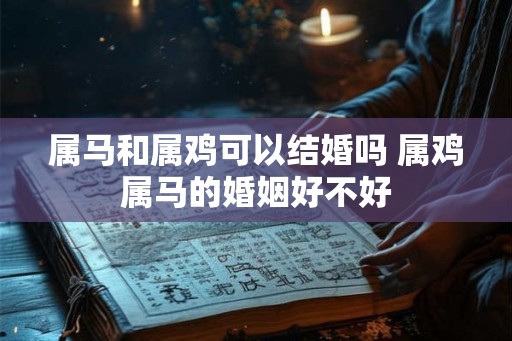 属马和属鸡可以结婚吗 属鸡属马的婚姻好不好