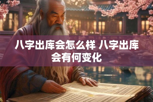 八字出库会怎么样 八字出库会有何变化