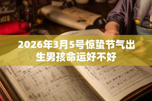 2026年3月5号惊蛰节气出生男孩命运好不好 2026年3月5号惊蛰节气出生男孩命运好不好