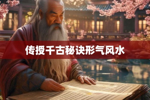 传授千古秘诀形气风水