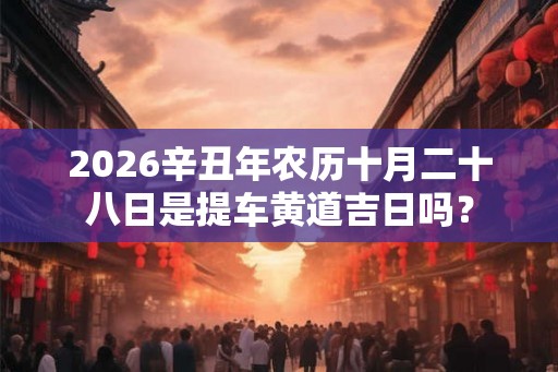2026辛丑年农历十月二十八日是提车黄道吉日吗? 2026辛丑年农历十月二十八日是提车黄道吉日吗?