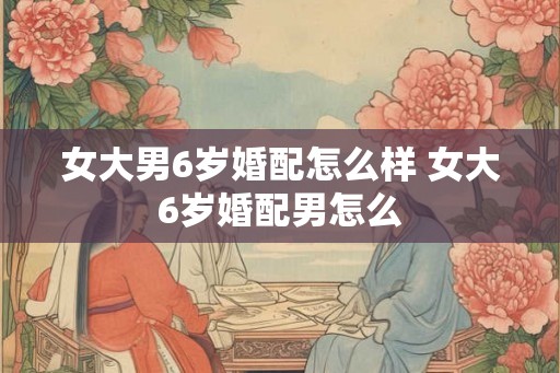 女大男6岁婚配怎么样 女大6岁婚配男怎么
