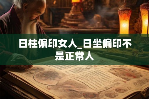 日柱偏印女人_日坐偏印不是正常人