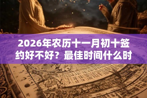 2026年农历十一月初十签约好不好?最佳时间什么时候? 2026年农历十一月初十签约好不好?最佳时间什么时候?