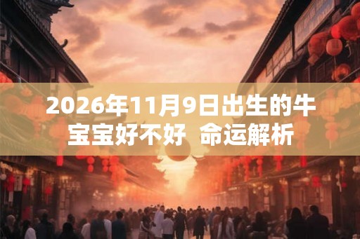 2026年11月9日出生的牛宝宝好不好  命运解析