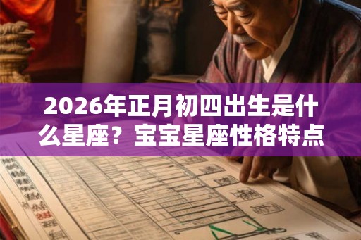 2026年正月初四出生是什么星座?宝宝星座性格特点? 2026年正月初四出生是什么星座?宝宝星座性格特点?