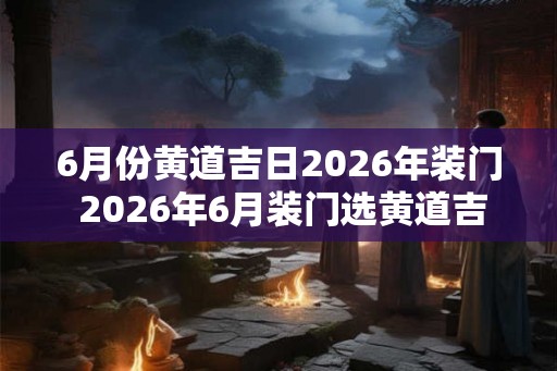 6月份黄道吉日2026年装门 2026年6月装门选黄道吉日