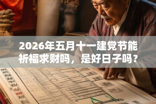 2026年五月十一建党节能祈福求财吗，是好日子吗？