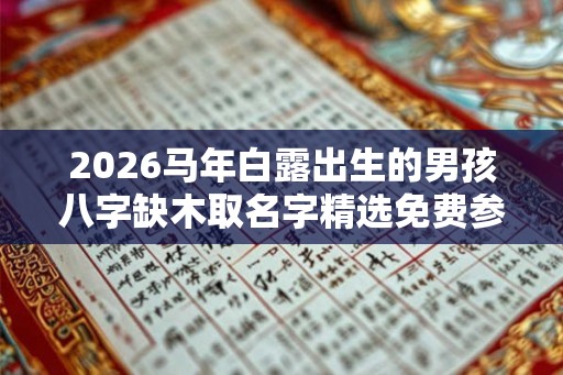 2026马年白露出生的男孩八字缺木取名字精选免费参考 2026马年白露出生的男孩八字缺木取名字精选免费参考