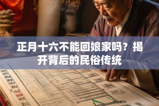 正月十六不能回娘家吗？揭开背后的民俗传统