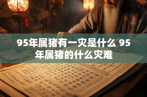 95年属猪有一灾是什么 95年属猪的什么灾难