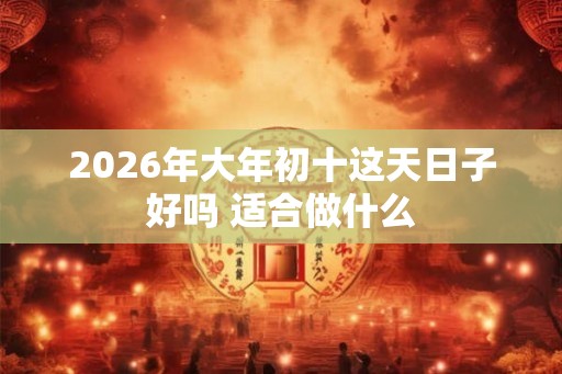 2026年大年初十这天日子好吗 适合做什么