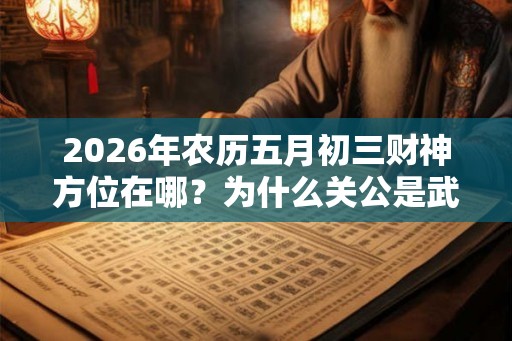 2026年农历五月初三财神方位在哪?为什么关公是武财神? 2026年农历五月初三财神方位在哪?为什么关公是武财神?