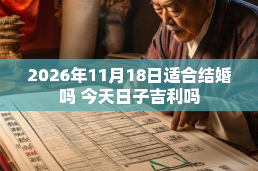 2026年11月18日适合结婚吗 今天日子吉利吗