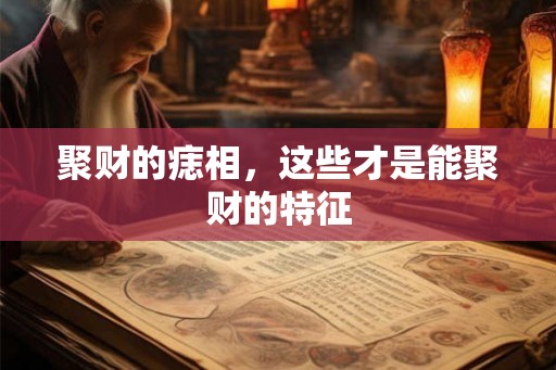 聚财的痣相,这些才是能聚财的特征 聚财的痣相,这些才是能聚财的特征