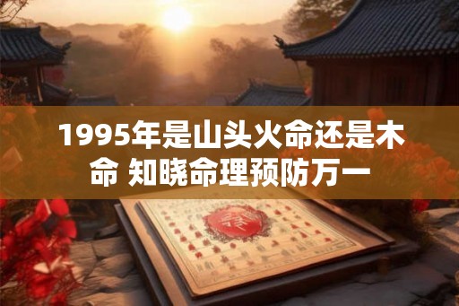1995年是山头火命还是木命 知晓命理预防万一