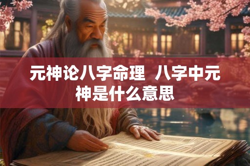 元神论八字命理  八字中元神是什么意思