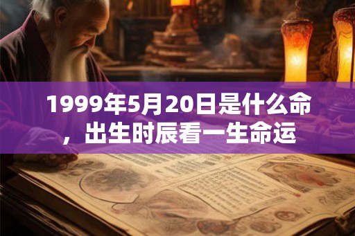 1999年5月20日是什么命,出生时辰看一生命运 1999年5月20日是什么命,出生时辰看一生命运