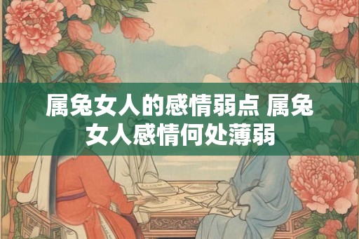属兔女人的感情弱点 属兔女人感情何处薄弱