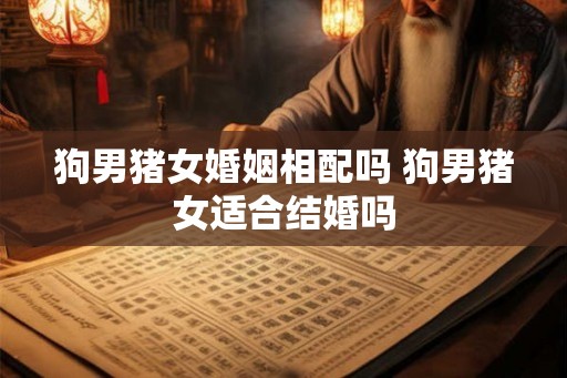 狗男猪女婚姻相配吗 狗男猪女适合结婚吗