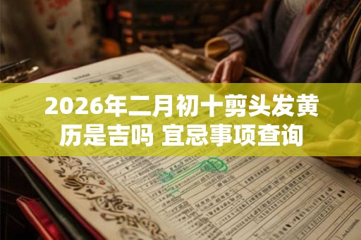 2026年二月初十剪头发黄历是吉吗 宜忌事项查询 2026年二月初十剪头发黄历是吉吗 宜忌事项查询