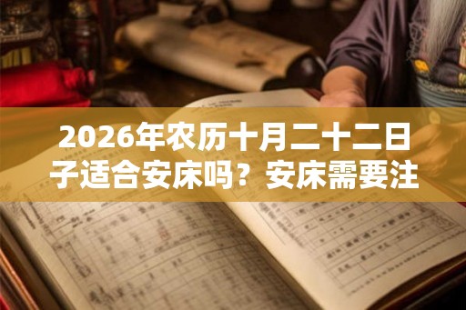 2026年农历十月二十二日子适合安床吗？安床需要注意什么？