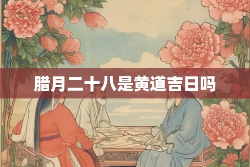 腊月二十八是黄道吉日吗