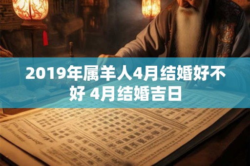 2019年属羊人4月结婚好不好 4月结婚吉日