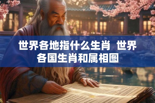 世界各地指什么生肖  世界各国生肖和属相图