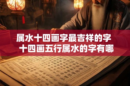 属水十四画字最吉祥的字 十四画五行属水的字有哪些 属水十四画字最吉祥的字 十四画五行属水的字有哪些