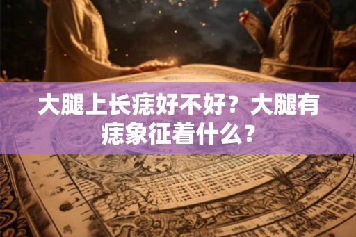 大腿上长痣好不好?大腿有痣象征着什么? 大腿上长痣好不好?大腿有痣象征着什么?