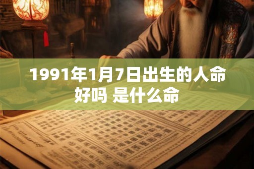 1991年1月7日出生的人命好吗 是什么命