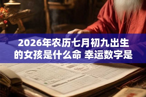 2026年农历七月初九出生的女孩是什么命 幸运数字是什么