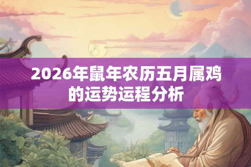 2026年鼠年农历五月属鸡的运势运程分析 2026年鼠年农历五月属鸡的运势运程分析
