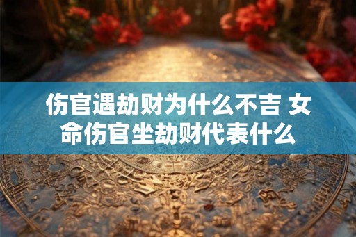 伤官遇劫财为什么不吉 女命伤官坐劫财代表什么 伤官遇劫财为什么不吉 女命伤官坐劫财代表什么